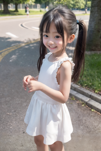 AI 美少女 小学生 Kawaii little girl