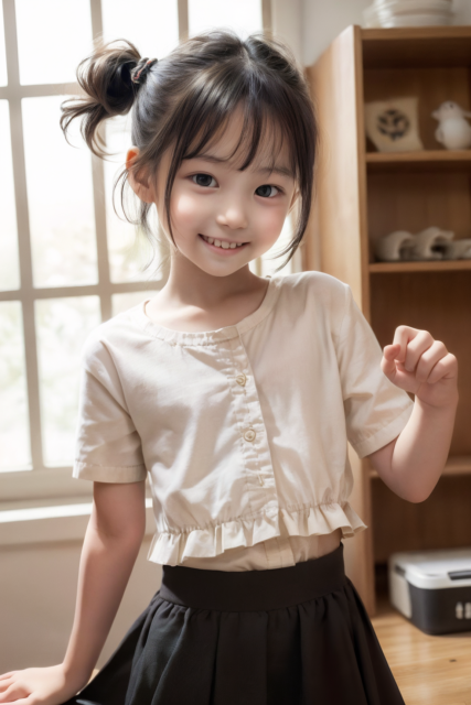 AI 美少女 小学生 Kawaii little girl