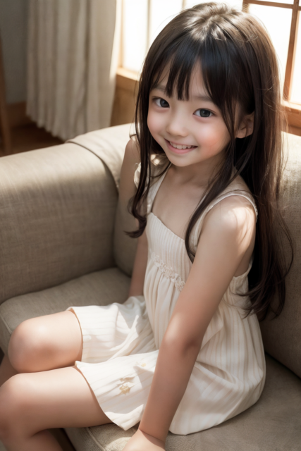 AI 美少女 小学生 Kawaii little girl