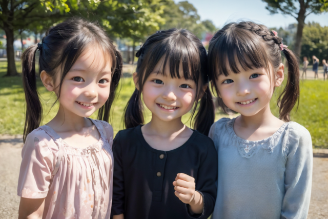 AI 美少女 小学生 Kawaii little girl