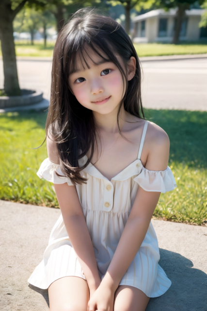 AI 美少女 小学生 Kawaii little girl