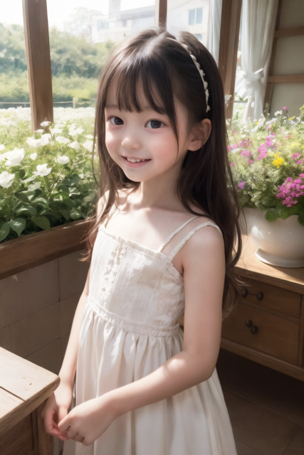 AI 美少女 小学生 Kawaii little girl