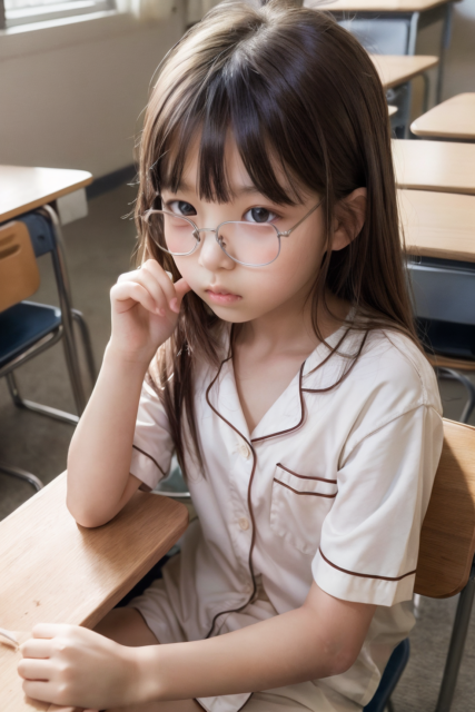 AI 美少女 小学生 Kawaii little girl