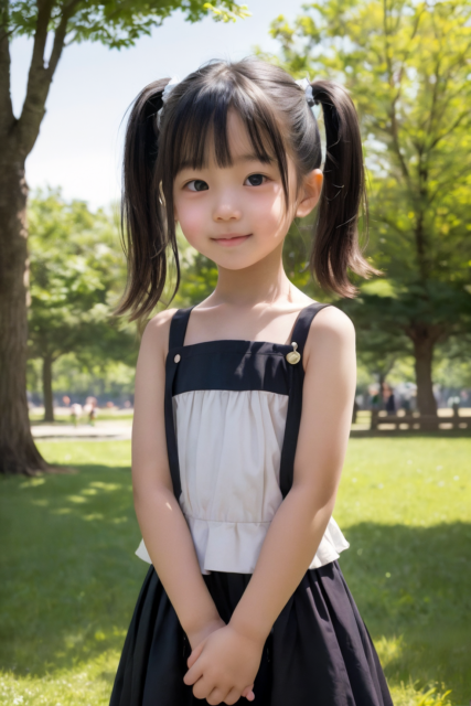 AI 美少女 小学生 Kawaii little girl