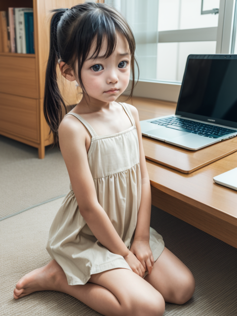 AI 美少女 小学生 Kawaii little girl