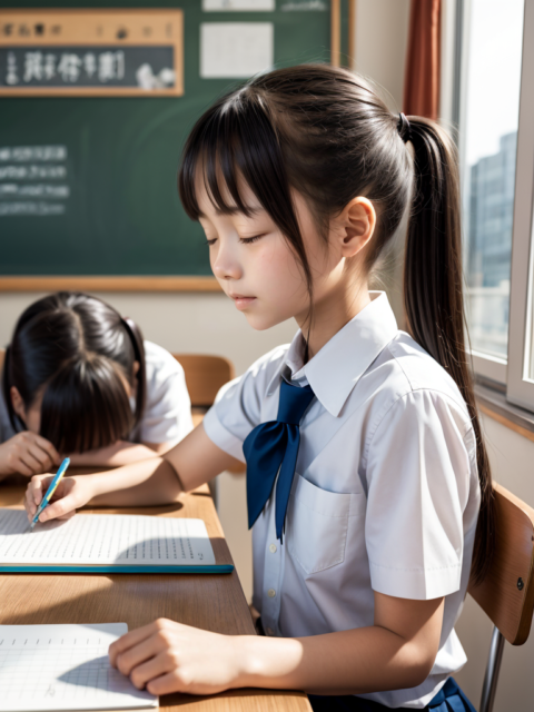 AI 美少女 小学生 Kawaii little girl