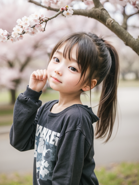 AI 美少女 小学生 Kawaii little girl