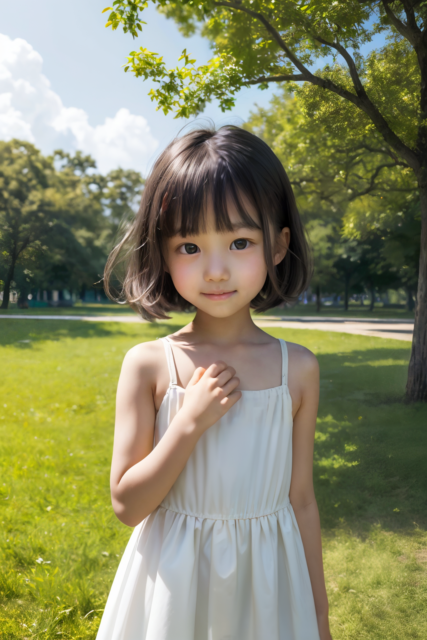 AI 美少女 小学生 Kawaii little girl