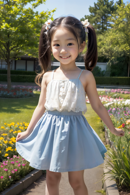 AI 美少女 小学生 Kawaii little girl