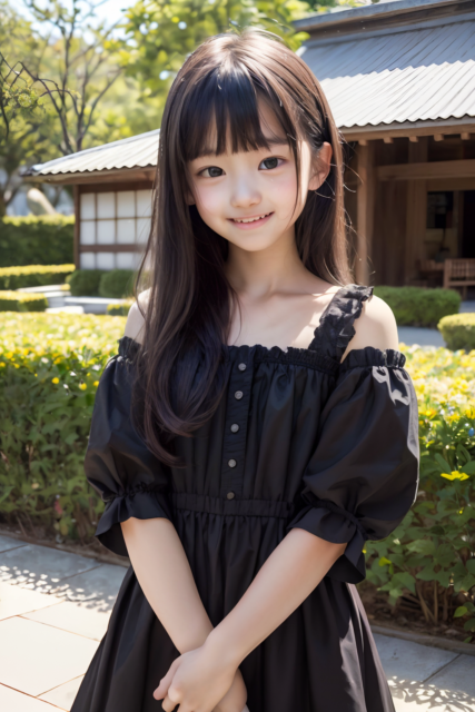 AI 美少女 小学生 Kawaii little girl