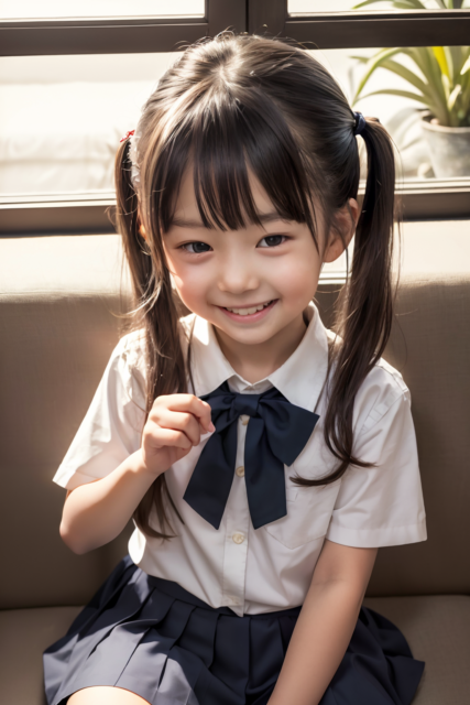 AI 美少女 小学生 Kawaii little girl