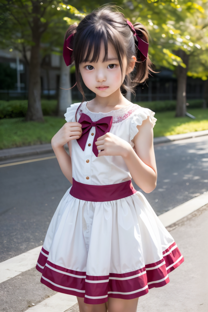 AI 美少女 小学生 Kawaii little girl