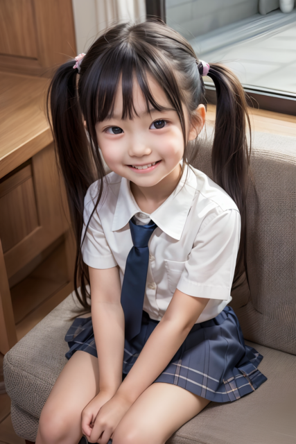 AI 美少女 小学生 Kawaii little girl