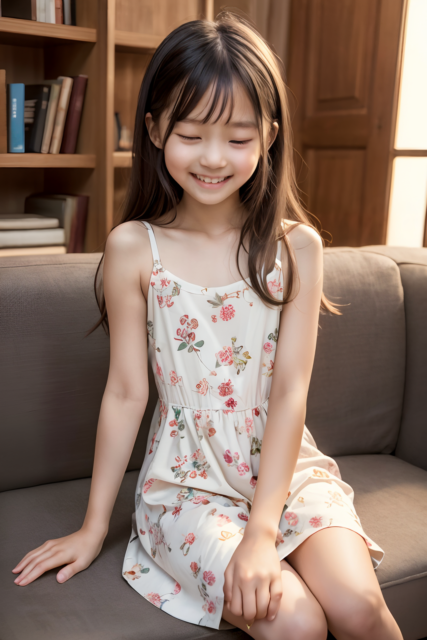 AI 美少女 小学生 Kawaii little girl