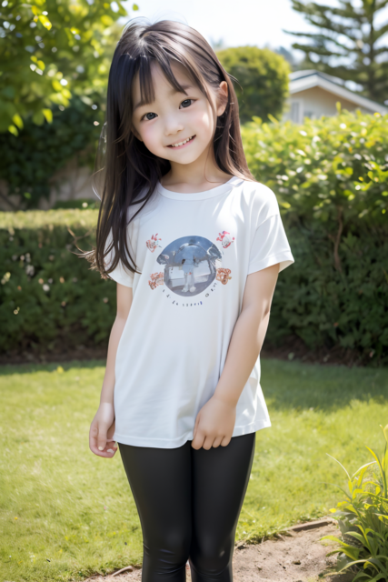 AI 美少女 小学生 Kawaii little girl