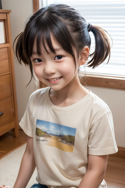 AI 美少女 小学生 Kawaii little girl