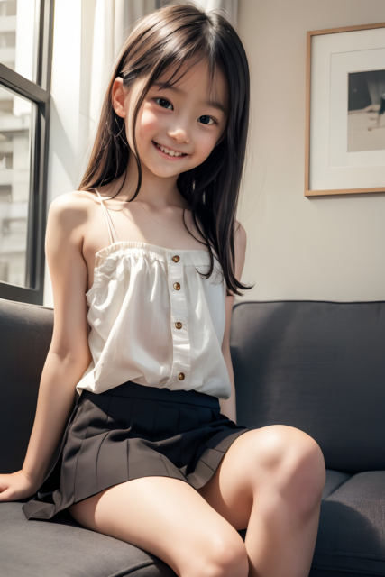 AI 美少女 小学生 Kawaii little girl