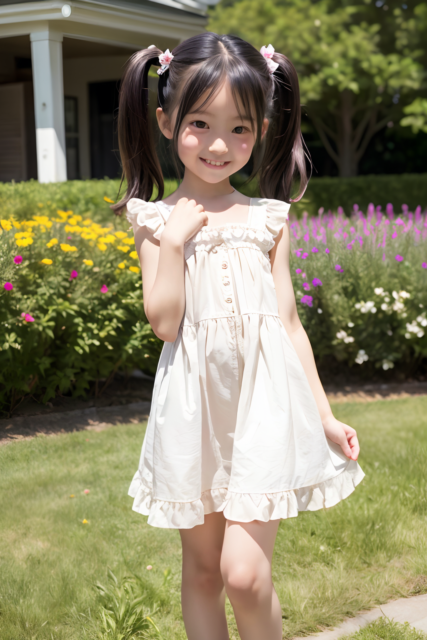 AI 美少女 小学生 Kawaii little girl