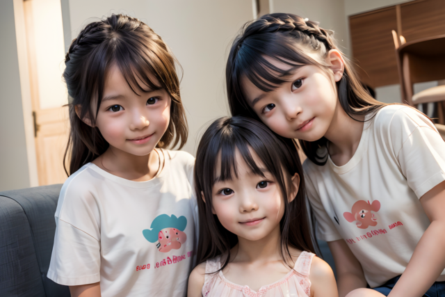 AI 美少女 小学生 Kawaii little girl