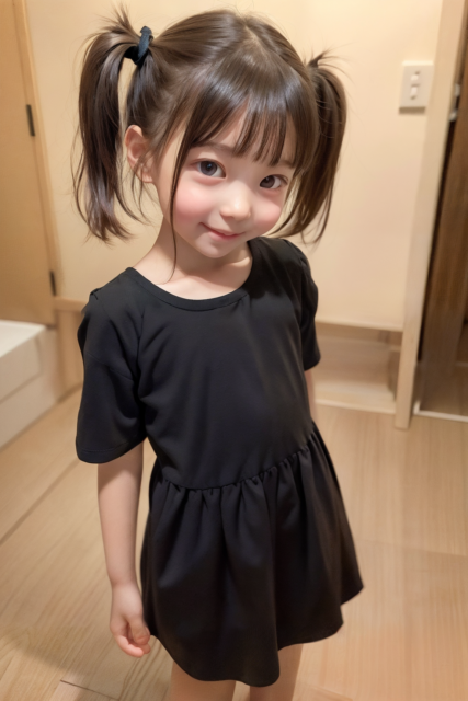 AI 美少女 小学生 Kawaii little girl