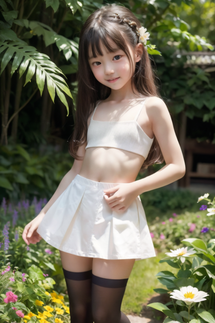 AI 美少女 小学生 Kawaii little girl