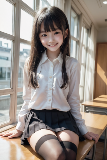 AI 美少女 小学生 Kawaii little girl