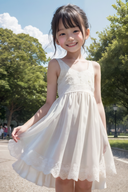 AI 美少女 小学生 Kawaii little girl