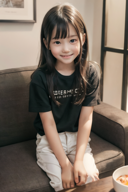 AI 美少女 小学生 Kawaii little girl