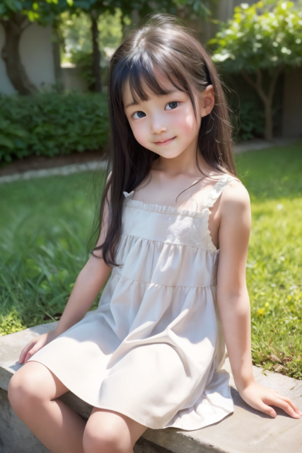 AI 美少女 小学生 Kawaii little girl