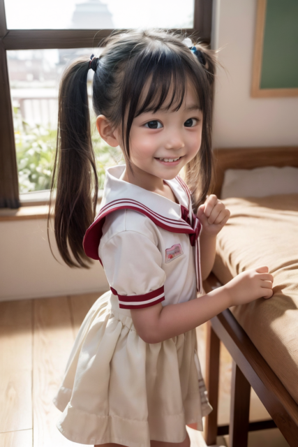 AI 美少女 小学生 Kawaii little girl