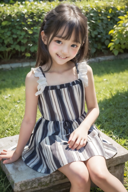 AI 美少女 小学生 Kawaii little girl