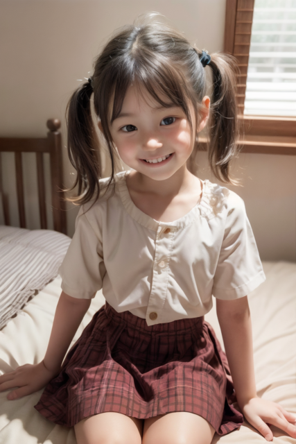 AI 美少女 小学生 Kawaii little girl