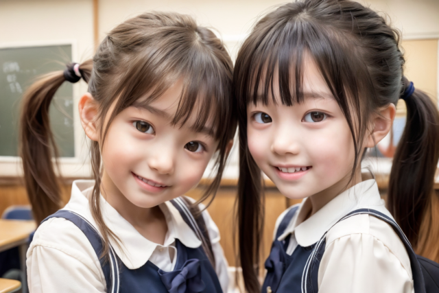 AI 美少女 小学生 Kawaii little girl