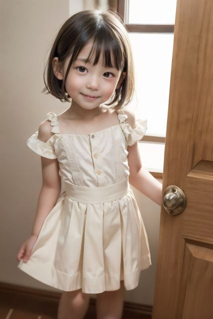 AI 美少女 小学生 Kawaii little girl