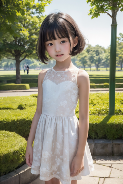 AI 美少女 小学生 Kawaii little girl