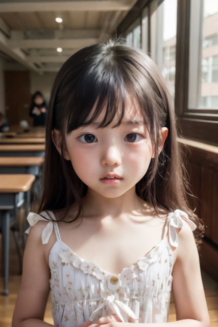 AI 美少女 小学生 Kawaii little girl