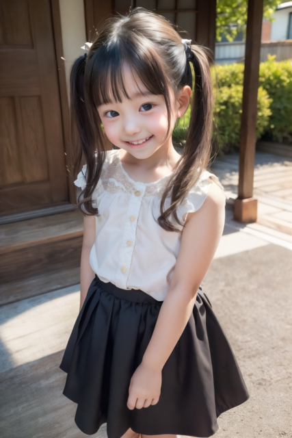 AI 美少女 小学生 Kawaii little girl