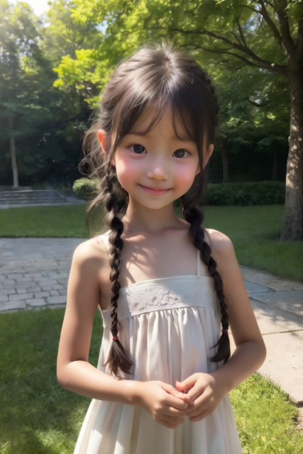 AI 美少女 小学生 Kawaii little girl