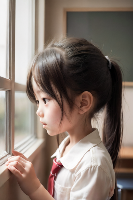 AI 美少女 小学生 Kawaii little girl