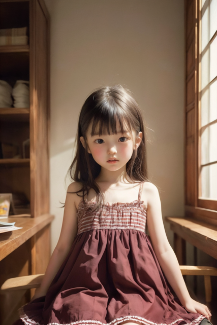 AI 美少女 小学生 Kawaii little girl