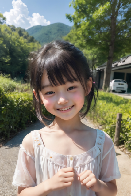 AI 美少女 小学生 Kawaii little girl