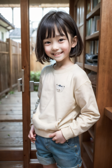 AI 美少女 小学生 Kawaii little girl