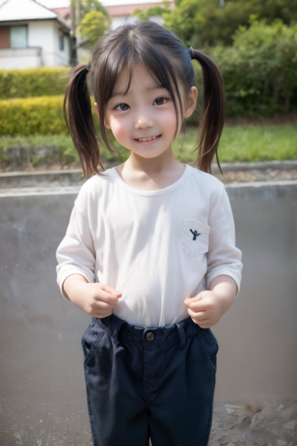 AI 美少女 小学生 Kawaii little girl