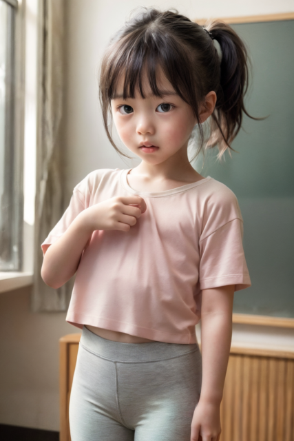 AI 美少女 小学生 Kawaii little girl