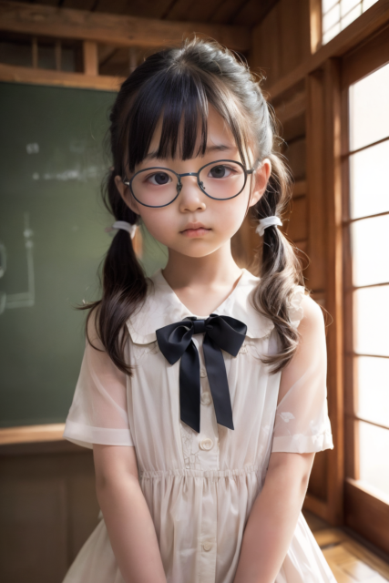 AI 美少女 小学生 Kawaii little girl