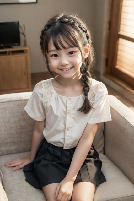 AI 美少女 小学生 Kawaii little girl