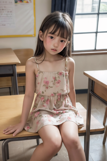 AI 美少女 小学生 Kawaii little girl