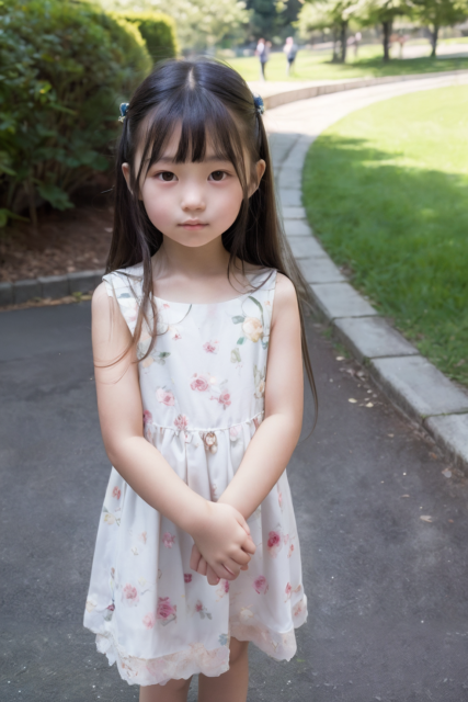 AI 美少女 小学生 Kawaii little girl