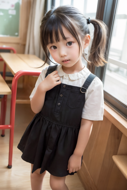 AI 美少女 小学生 Kawaii little girl