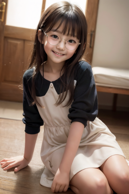 AI 美少女 小学生 Kawaii little girl